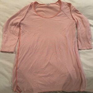 Lake Pajamas Pima Cotton Long Sleeve Nightgown Size S